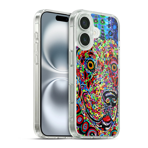 Mad Dog Art Gallery Dogs 2 Moon Soft Gel Case for Apple iPhone 16 & MagSafe
