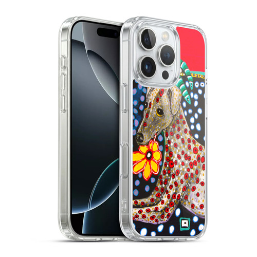 Mad Dog Art Gallery Dogs 2 Greyhound Soft Gel Case for Apple iPhone 16 Pro & MagSafe