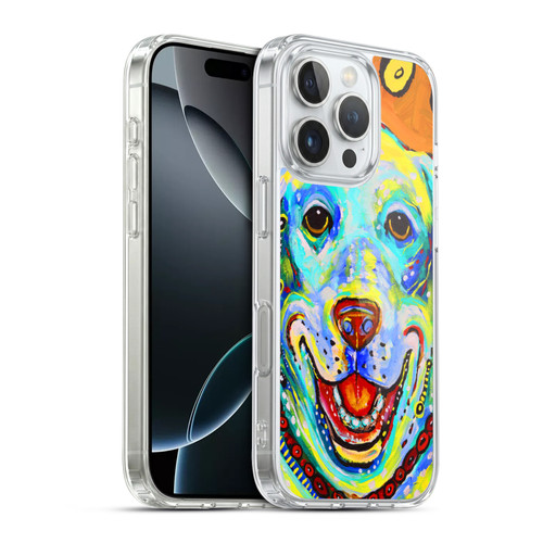 Mad Dog Art Gallery Dogs 2 Happy Soft Gel Case for Apple iPhone 16 Pro & MagSafe