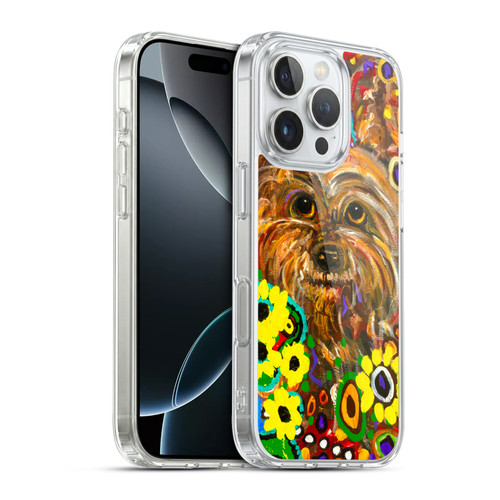 Mad Dog Art Gallery Dogs 2 Yorkie Soft Gel Case for Apple iPhone 16 Pro & MagSafe