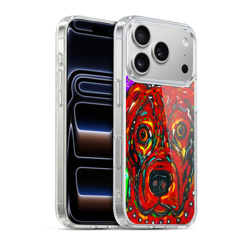 Mad Dog Art Gallery Dogs 2 Red Soft Gel Case for Apple iPhone 17 Pro