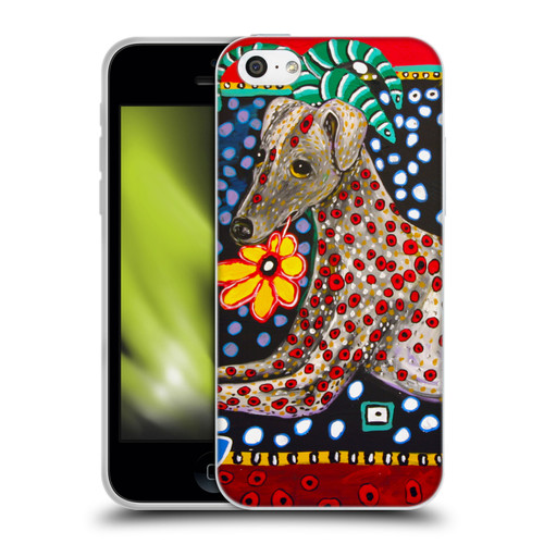 Mad Dog Art Gallery Dogs 2 Greyhound Soft Gel Case for Apple iPhone 5c