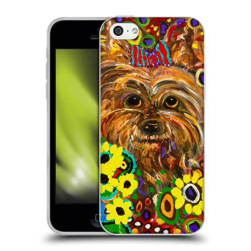 Mad Dog Art Gallery Dogs 2 Yorkie Soft Gel Case for Apple iPhone 5c