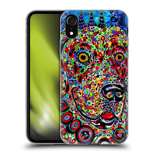 Mad Dog Art Gallery Dogs 2 Moon Soft Gel Case for Apple iPhone XR