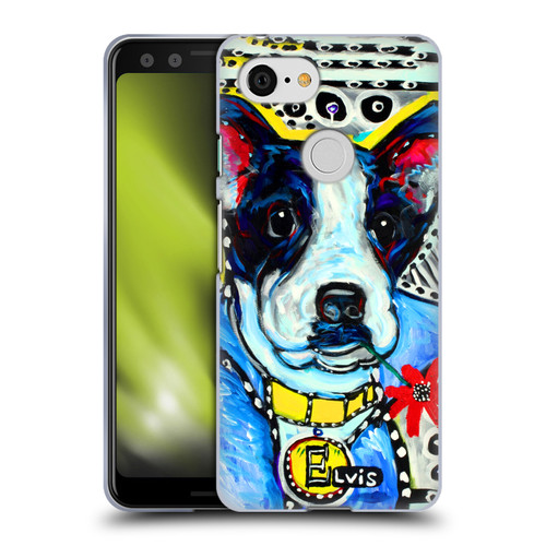 Mad Dog Art Gallery Dogs 2 Jack Terrier Soft Gel Case for Google Pixel 3