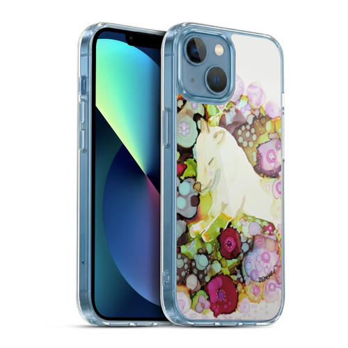 Sylvie Demers Nature Sweet Wolf Soft Gel Case for Apple iPhone 13 Mini & MagSafe