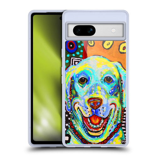 Mad Dog Art Gallery Dogs 2 Happy Soft Gel Case for Google Pixel 7a