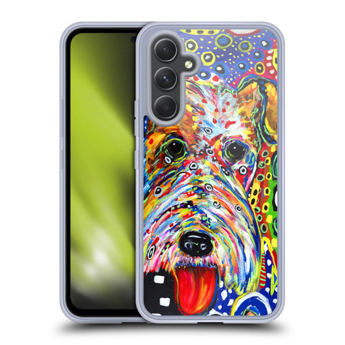 Mad Dog Art Gallery Dogs 2 Foxie Soft Gel Case for Samsung Galaxy A54 5G