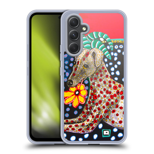 Mad Dog Art Gallery Dogs 2 Greyhound Soft Gel Case for Samsung Galaxy A54 5G