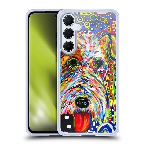 Mad Dog Art Gallery Dogs 2 Foxie Soft Gel Case for Samsung Galaxy A55 5G