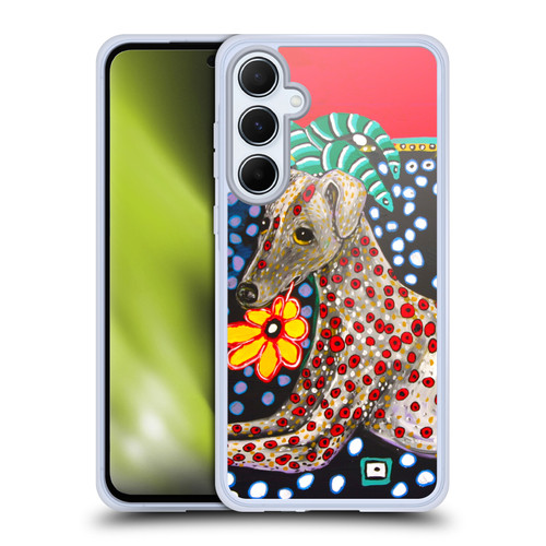 Mad Dog Art Gallery Dogs 2 Greyhound Soft Gel Case for Samsung Galaxy A55 5G