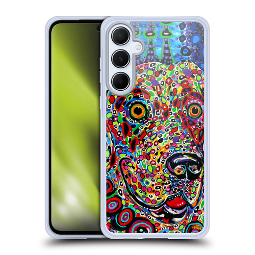 Mad Dog Art Gallery Dogs 2 Moon Soft Gel Case for Samsung Galaxy A55 5G