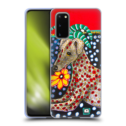 Mad Dog Art Gallery Dogs 2 Greyhound Soft Gel Case for Samsung Galaxy S20 / S20 5G