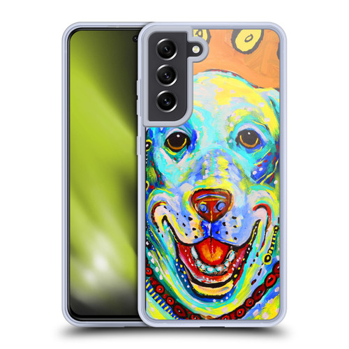 Mad Dog Art Gallery Dogs 2 Happy Soft Gel Case for Samsung Galaxy S21 FE 5G & MagSafe