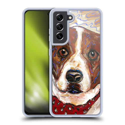 Mad Dog Art Gallery Dogs 2 Musty Soft Gel Case for Samsung Galaxy S21 FE 5G & MagSafe