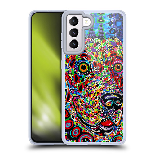 Mad Dog Art Gallery Dogs 2 Moon Soft Gel Case for Samsung Galaxy S21 5G & MagSafe