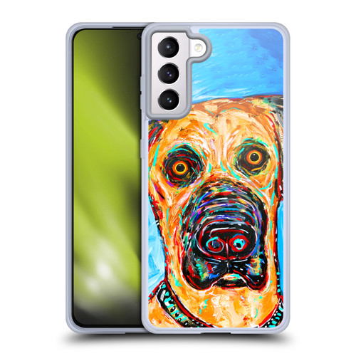 Mad Dog Art Gallery Dogs 2 Dane Soft Gel Case for Samsung Galaxy S21+ 5G & MagSafe