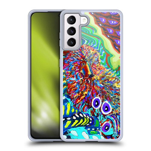 Mad Dog Art Gallery Dogs 2 Electric Poodle Soft Gel Case for Samsung Galaxy S21+ 5G & MagSafe