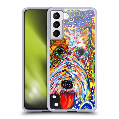 Mad Dog Art Gallery Dogs 2 Foxie Soft Gel Case for Samsung Galaxy S21+ 5G & MagSafe