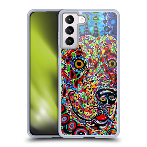 Mad Dog Art Gallery Dogs 2 Moon Soft Gel Case for Samsung Galaxy S21+ 5G & MagSafe