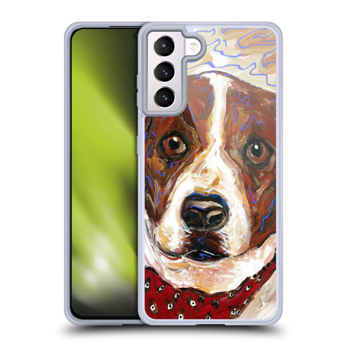 Mad Dog Art Gallery Dogs 2 Musty Soft Gel Case for Samsung Galaxy S21+ 5G & MagSafe
