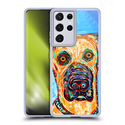 Mad Dog Art Gallery Dogs 2 Dane Soft Gel Case for Samsung Galaxy S21 Ultra 5G & MagSafe