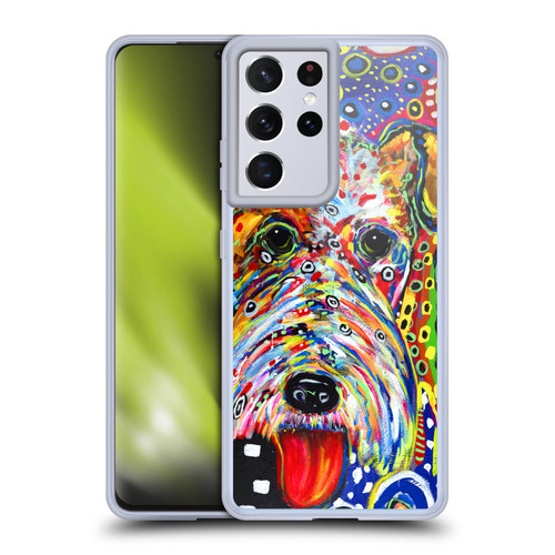 Mad Dog Art Gallery Dogs 2 Foxie Soft Gel Case for Samsung Galaxy S21 Ultra 5G & MagSafe