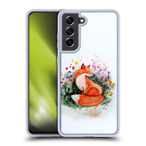 Sylvie Demers Nature Fox Beauty Soft Gel Case for Samsung Galaxy S21 FE 5G & MagSafe