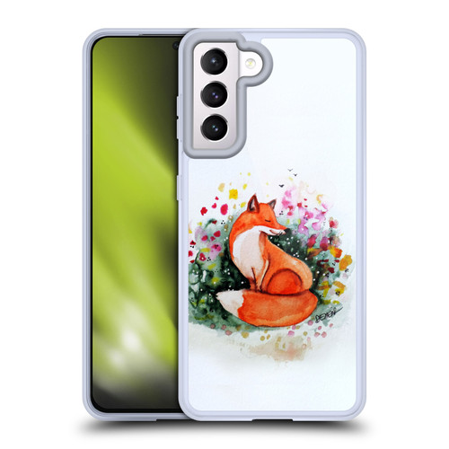Sylvie Demers Nature Fox Beauty Soft Gel Case for Samsung Galaxy S21 5G & MagSafe