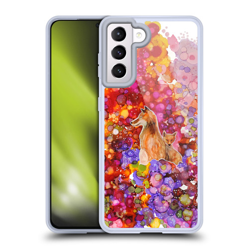 Sylvie Demers Nature Mother Fox Soft Gel Case for Samsung Galaxy S21 5G & MagSafe