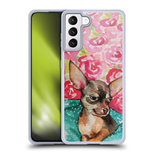 Sylvie Demers Nature Chihuahua Soft Gel Case for Samsung Galaxy S21+ 5G & MagSafe