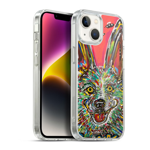 Mad Dog Art Gallery Dog 5 Relax Soft Gel Case for Apple iPhone 14