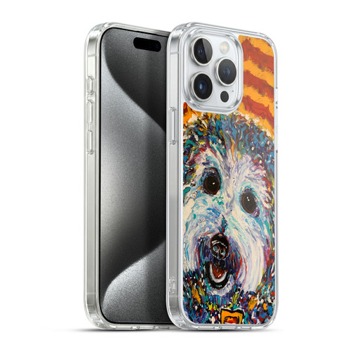 Mad Dog Art Gallery Dog 5 Lhasa Apso Soft Gel Case for Apple iPhone 15 Pro Max & MagSafe