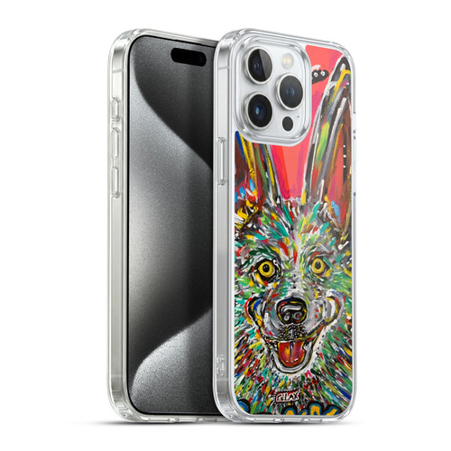 Mad Dog Art Gallery Dog 5 Relax Soft Gel Case for Apple iPhone 15 Pro Max & MagSafe