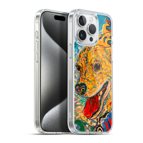 Mad Dog Art Gallery Dog 5 Doggy Smiley Soft Gel Case for Apple iPhone 15 Pro Max & MagSafe