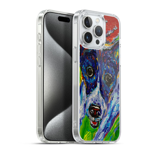 Mad Dog Art Gallery Dog 5 Staring Soft Gel Case for Apple iPhone 15 Pro Max & MagSafe