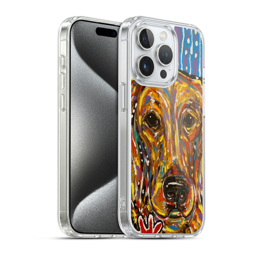 Mad Dog Art Gallery Dog 5 Golden Retriever Soft Gel Case for Apple iPhone 15 Pro & MagSafe