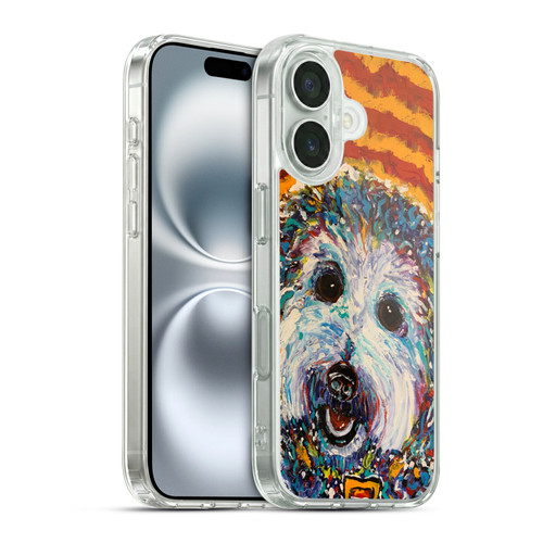 Mad Dog Art Gallery Dog 5 Lhasa Apso Soft Gel Case for Apple iPhone 16 & MagSafe