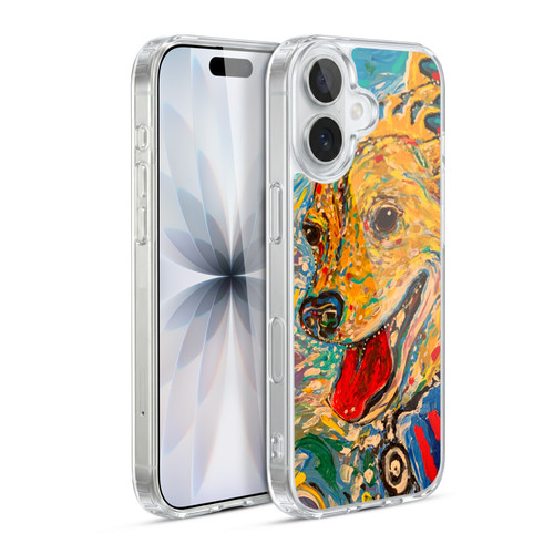 Mad Dog Art Gallery Dog 5 Doggy Smiley Soft Gel Case for Apple iPhone 17