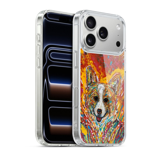 Mad Dog Art Gallery Dog 5 Corgi Soft Gel Case for Apple iPhone 17 Pro