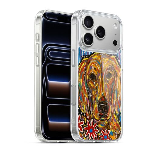 Mad Dog Art Gallery Dog 5 Golden Retriever Soft Gel Case for Apple iPhone 17 Pro