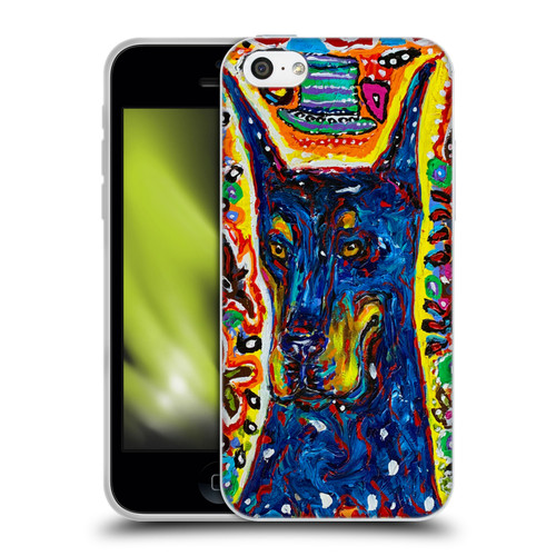 Mad Dog Art Gallery Dog 5 Doberman Soft Gel Case for Apple iPhone 5c