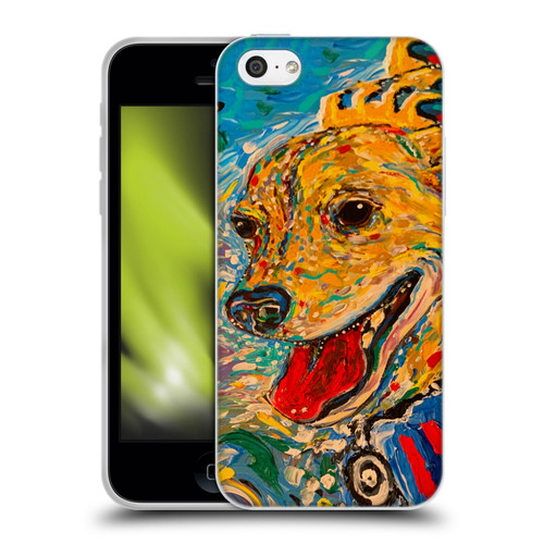 Mad Dog Art Gallery Dog 5 Doggy Smiley Soft Gel Case for Apple iPhone 5c