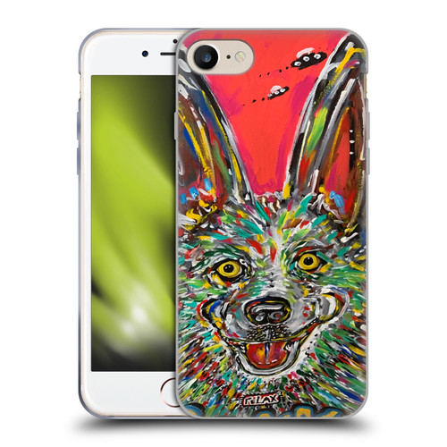 Mad Dog Art Gallery Dog 5 Relax Soft Gel Case for Apple iPhone 7 / 8 / SE 2020 & 2022 & MagSafe