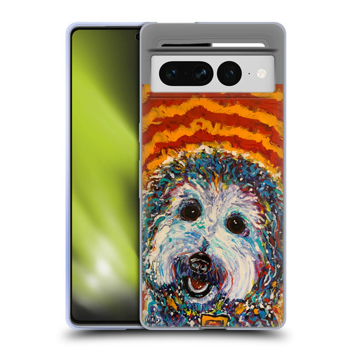 Mad Dog Art Gallery Dog 5 Lhasa Apso Soft Gel Case for Google Pixel 7 Pro