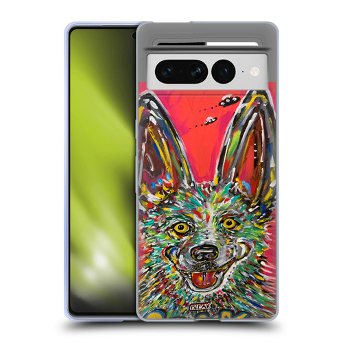 Mad Dog Art Gallery Dog 5 Relax Soft Gel Case for Google Pixel 7 Pro