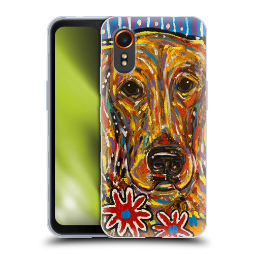 Mad Dog Art Gallery Dog 5 Golden Retriever Soft Gel Case for Samsung Galaxy Xcover7 5G