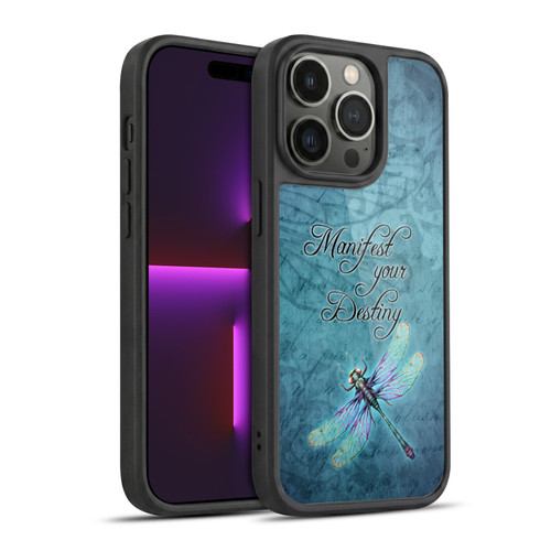 Brigid Ashwood Inspirational Dragonfly Gel Armour Case For Apple iPhone 14 Pro