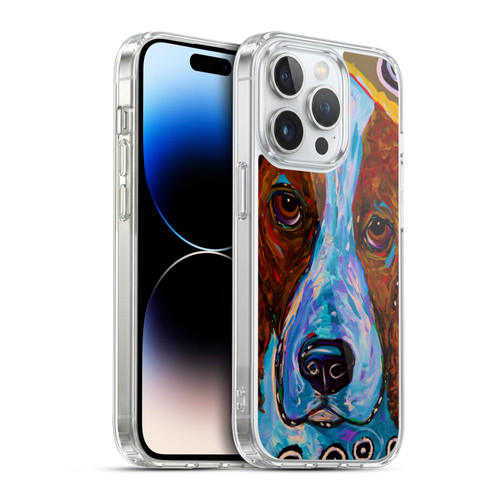 Mad Dog Art Gallery Dogs Brown English Setter Soft Gel Case for Apple iPhone 14 Pro & MagSafe