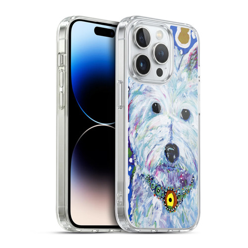Mad Dog Art Gallery Dogs Westie Soft Gel Case for Apple iPhone 14 Pro & MagSafe